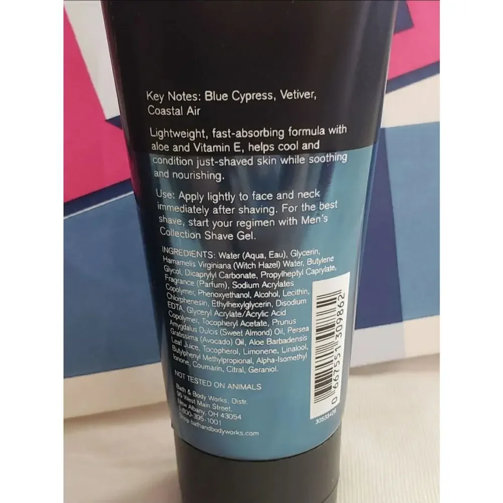 BBW Mens Ocean Shave Gel & Balm Care • Shaving Bundle • Body Care